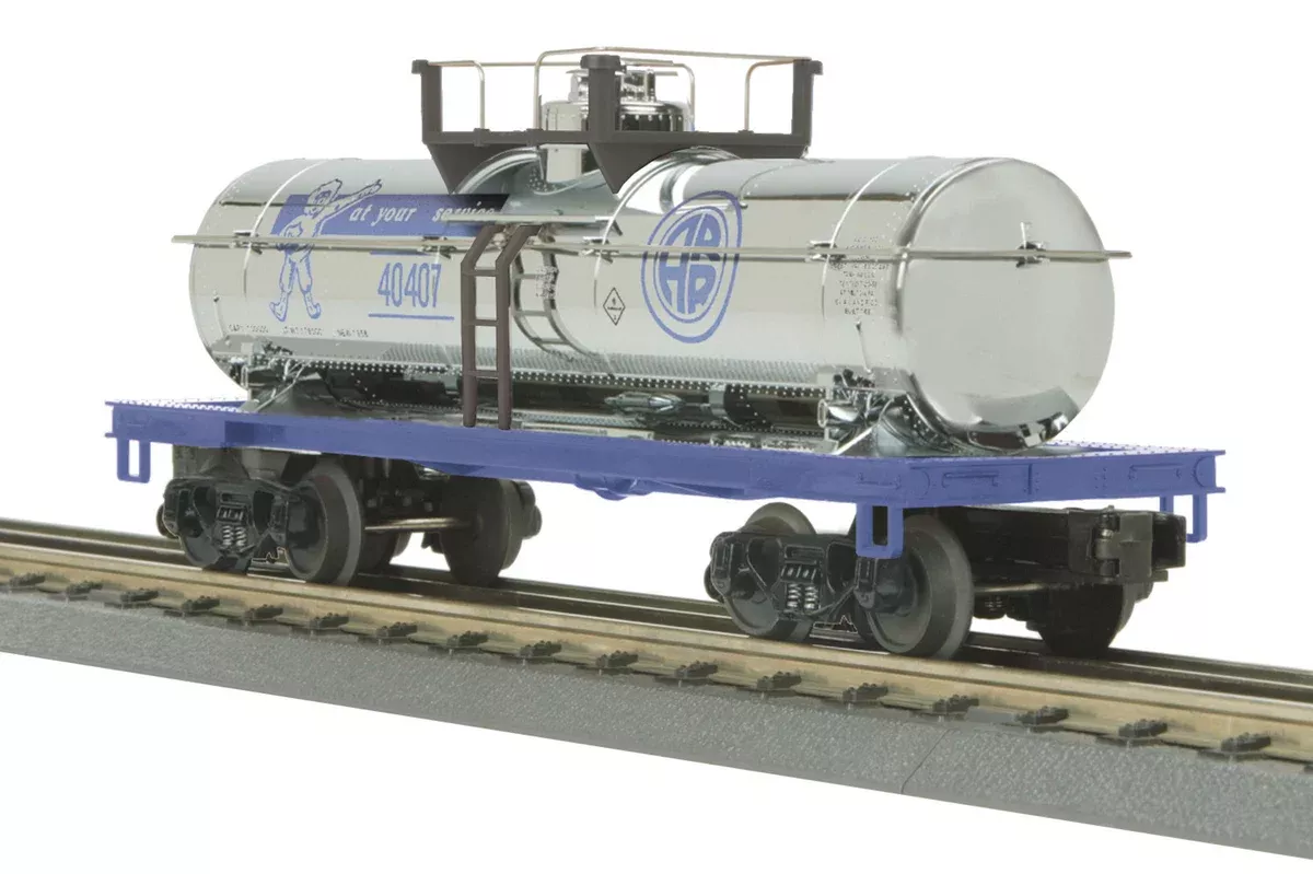 MTH Railking 30-73222 Alaska Tank Car - (Chrome) Alaska40407 O SCALE Used Excellent