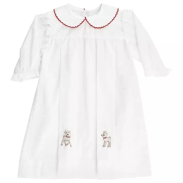 NB Bailey Boys Christmas Reindeer Shadow Work Day Gown