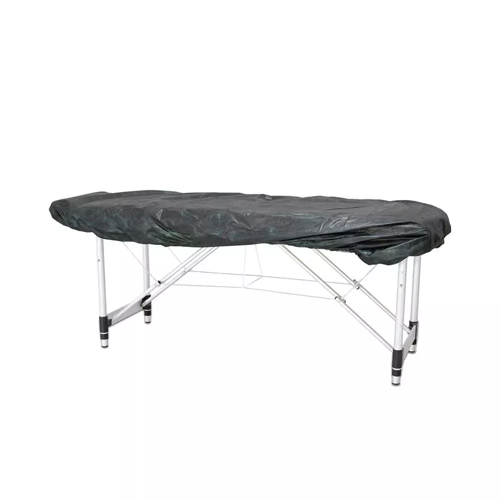 Peerless Elastic Drape Sheet / Bed Cover - Black