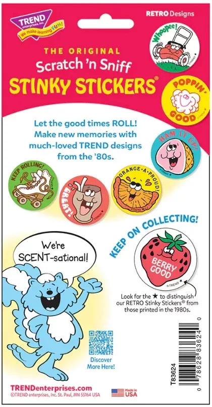 Right On! Pineapple Scratch 'n Sniff Stinky Stickers┬«