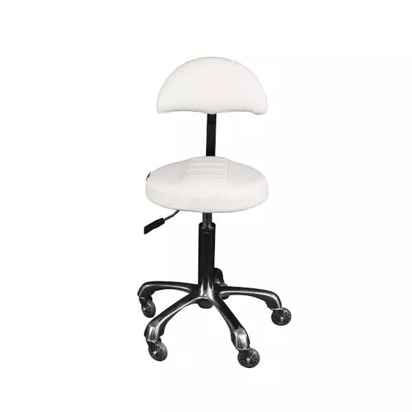 SFA White South Burnie Stool With Back