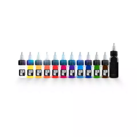 Solid Ink - 11 Color Set 1/2oz.