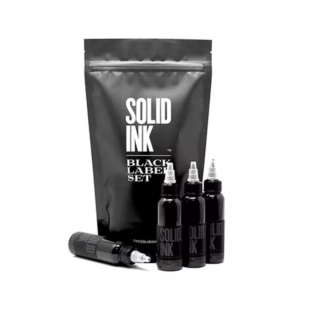 Solid Ink - Pre-Packaged Black Label - Grey Wash Set (4ct.)