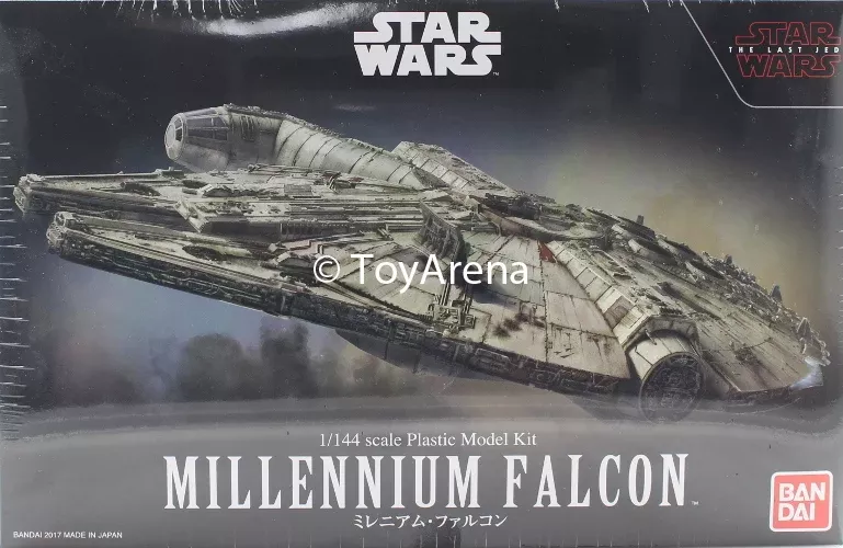 Star Wars 1/144 Scale Millenium Falcon Star Wars Ep VIII The Last Jedi Model Kit