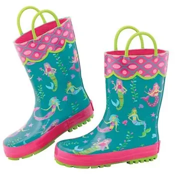 Stephen Joseph Rain Boots - Mermaid