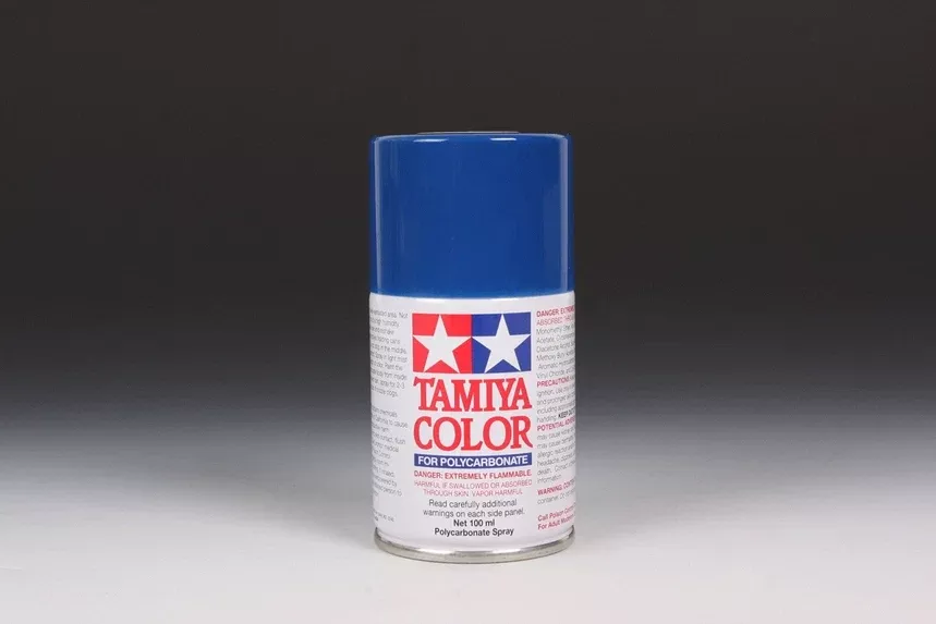 Tamiya Color For Polycarbonate PS-04 Blue 100mL Spray Paint Can TAM86004
