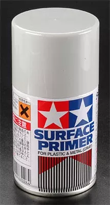 Tamiya For Plastic And Metal Surface Primer Gray 100mL Spray Paint Can TAM87026