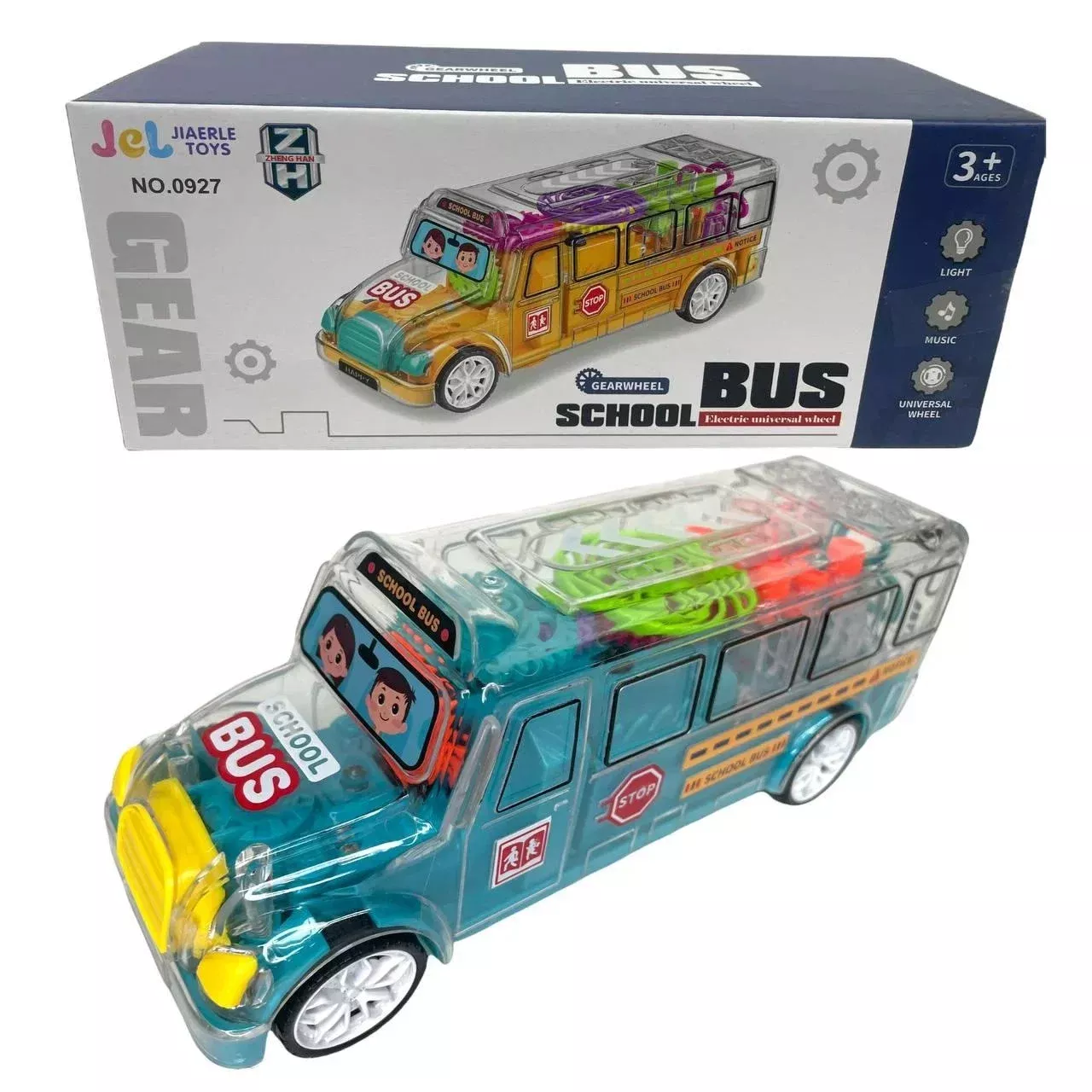 Transparent Electric Gears - School Bus