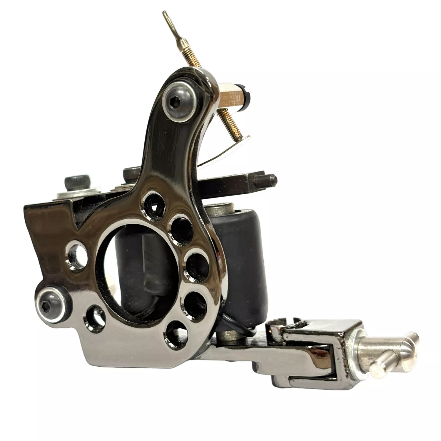 TTS Tattoo Machines: Black Chrome Telephone Dial Liner