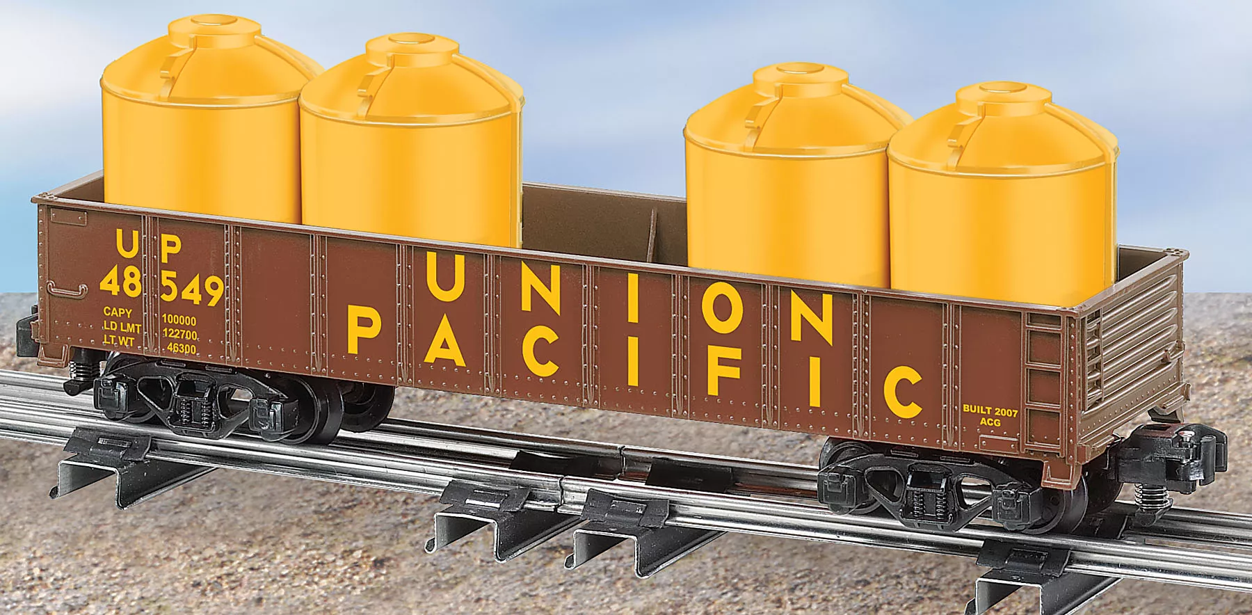 Union Pacific Gondola with Canisters
