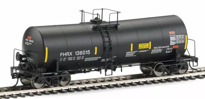 Walthers Proto 920-100040 Flint Hill Resources FHRX 40' Trinity 14k Gallon Molten Sulfur Tank Car #136015 HO SCALE