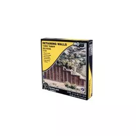 Woodland Scenics C1260 HO Timber Retaining Walls