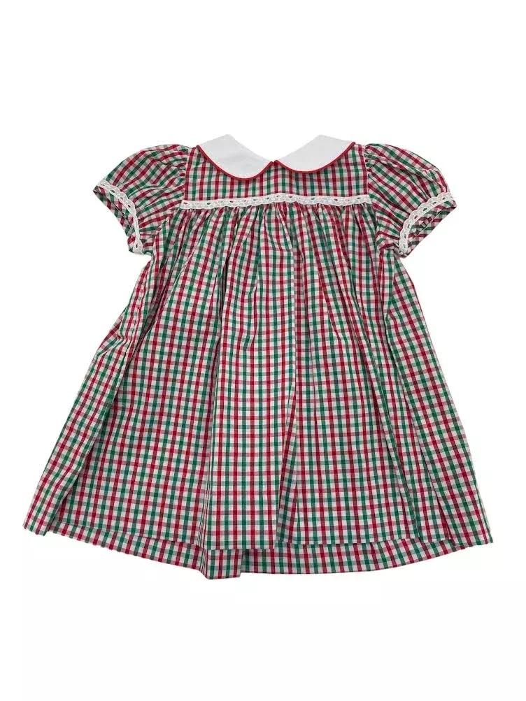 Zuccini Festive Plaid Chestnut Presley Dress