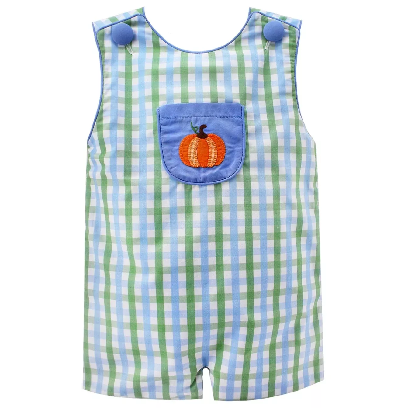Zuccini Kids Pumpkin Jon Jon - Bluegrass Check